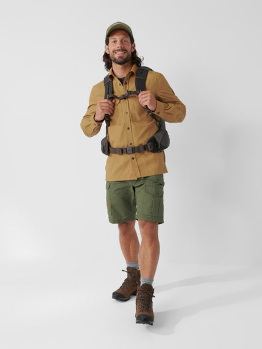 Fjallraven Barents Pro Ανδρικό Κοντό Παντελόνι Πεζοπορίας Καφέ