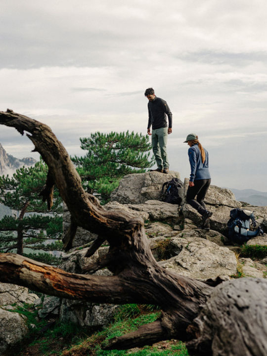 Fjallraven Abisko Ανδρικό Μακρύ Παντελόνι Πεζοπορίας Μπλε
