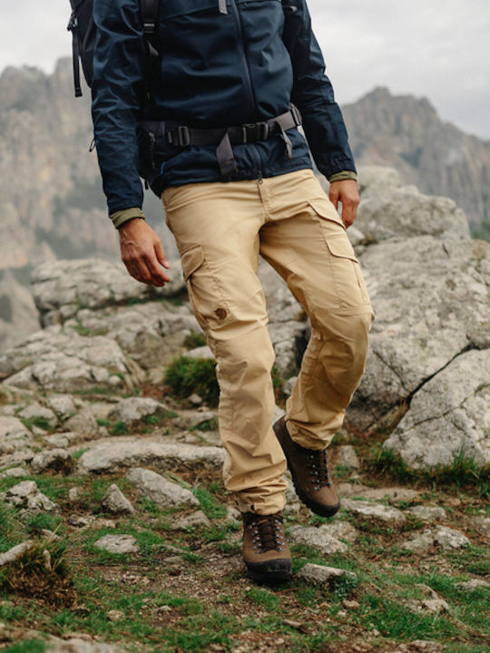 Fjallraven Vidda Pro Lite Ανδρικό Μακρύ Παντελόνι Πεζοπορίας Μπεζ
