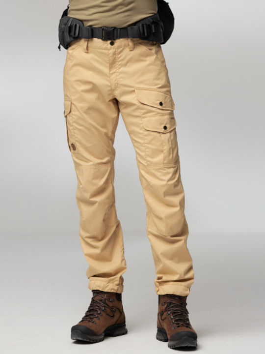 Fjallraven Vidda Pro Lite Ανδρικό Μακρύ Παντελόνι Πεζοπορίας Μπεζ
