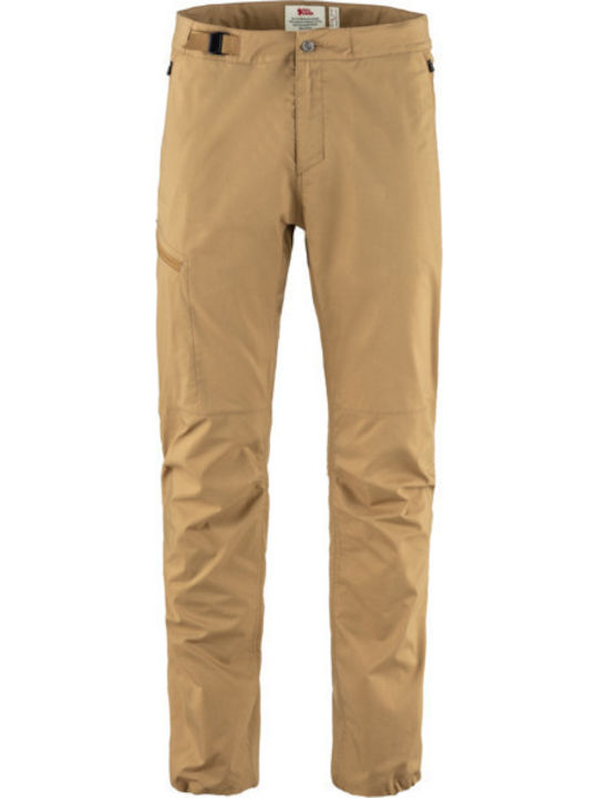 Fjallraven Abisko Men's Hiking Long Trousers Brown