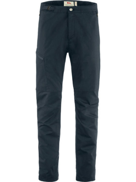 Fjallraven Abisko Ανδρικό Μακρύ Παντελόνι Πεζοπορίας Μπλε