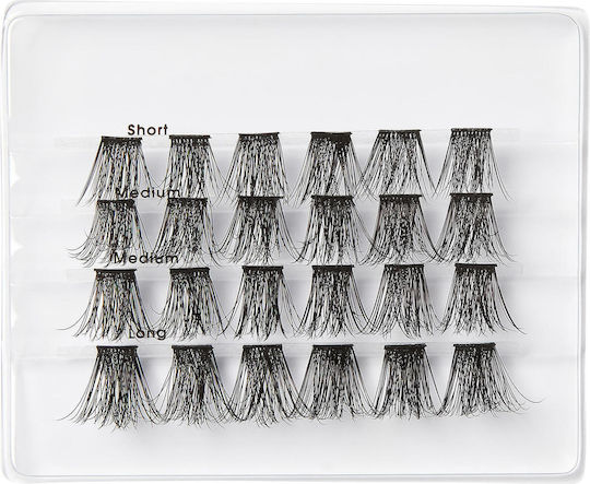 Kiss Falscara Eyelash Wisp Multi 03 Extra Drama False Eyelashes Individuals Multipack Black