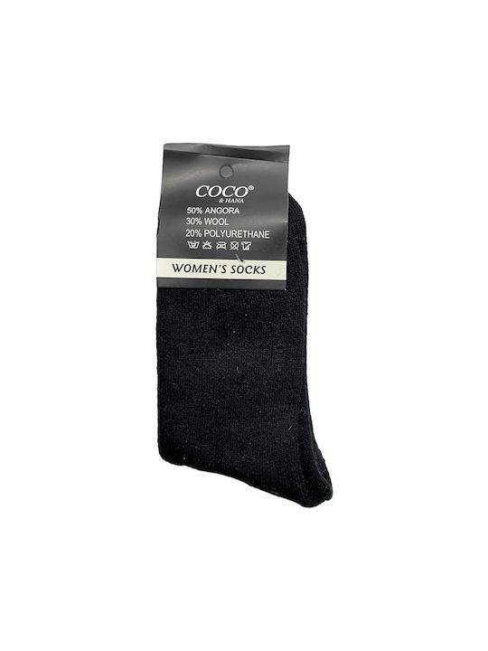 Coco&Hana Damen Socken Schwarz 12Pack