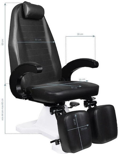Scaun Pedichiură Negru