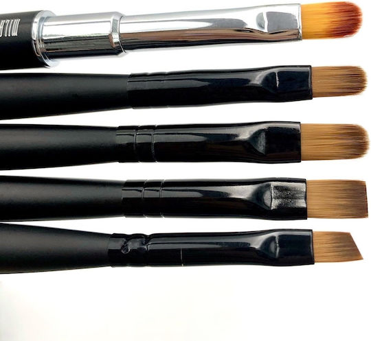 Milano Cosmetic Brush Nail Brush Gel No 6 with Natural Hair