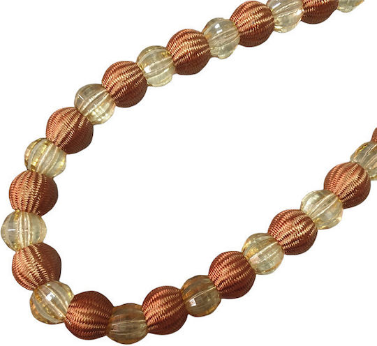 Tie-Back Rope made of Metal Beige 1pcs