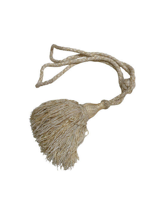 Tie-Back Rope made of Fabric Gold 1pcs