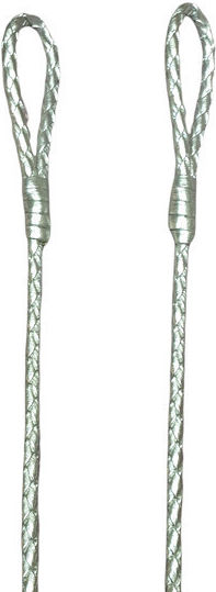 Tie-Back Magnetic din Țesătură Argintiu 1buc