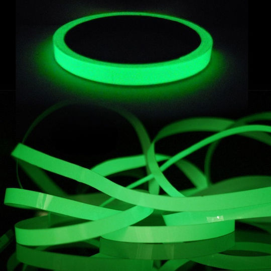 Adhesive Reflective Tape Made of Plastic in Green Colour with Width 2.5cm