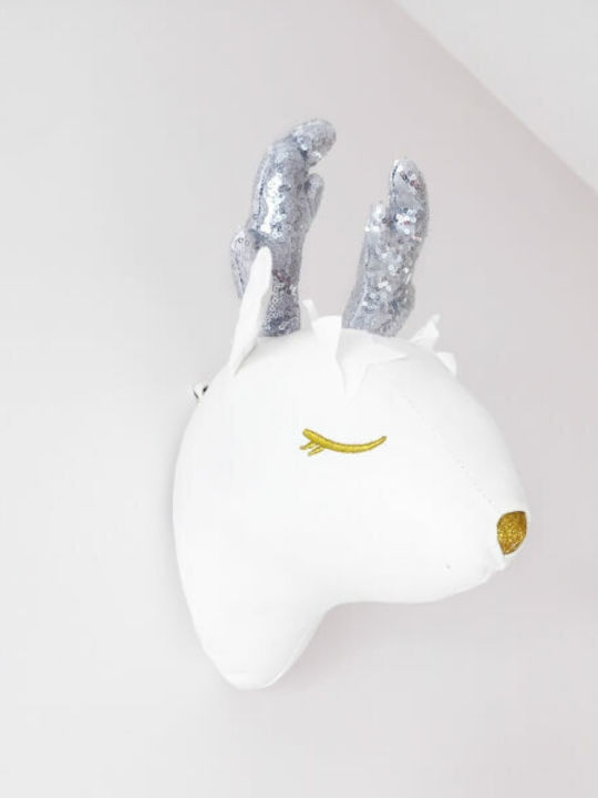 Decorațiune De Perete Pentru Copii Cap De Animal Animale 14x30x20cm