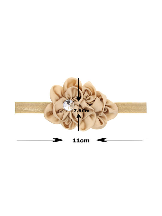 Baby Headband Beige 1pc