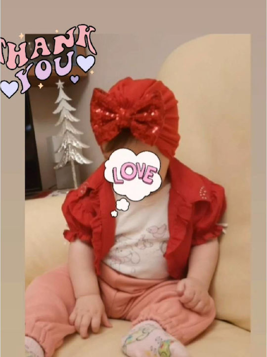 Elecool Kids Turban Red 1pc
