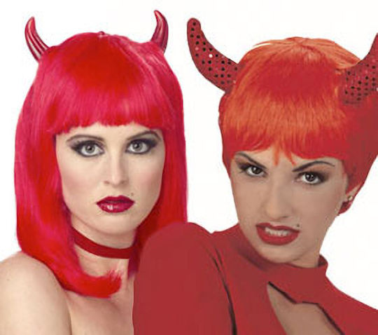 Kinksters Περούκα Κόκκινη