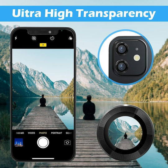 Lens Protector Camera Protection Tempered Glass Black for the iPhone 11