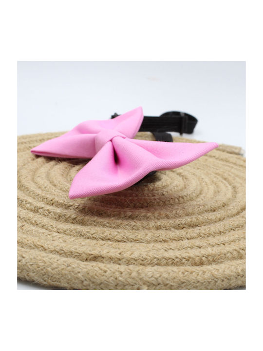 JFashion Pink Dog Bow tie 10.5cm