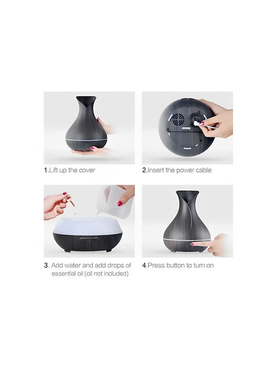 Led Aromatherapy Device Brown 100974 Led Aromatherapy Device Brown 100974