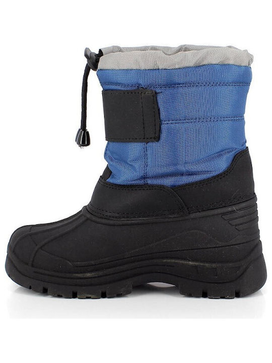 Kimberfeel Kids Snow Boots with Lace Blue