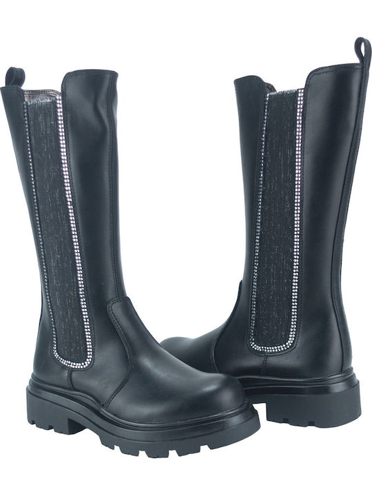 Ag14121 Cizme Copii Negre