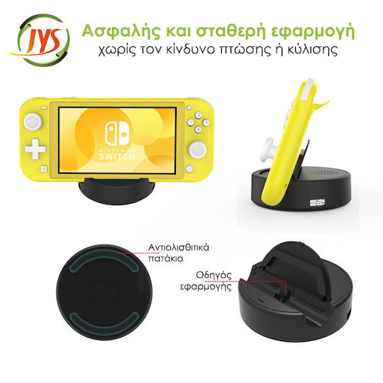 Jys Oled/switch Lite Charging Station for 1 controller Switch Black