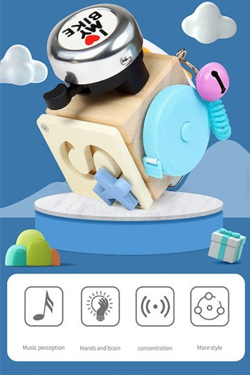 Fidget Cube Ξύλινο Πολύχρωμο