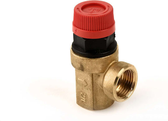 Two-Way Brass Pressure Relief Valve ½" for boiler