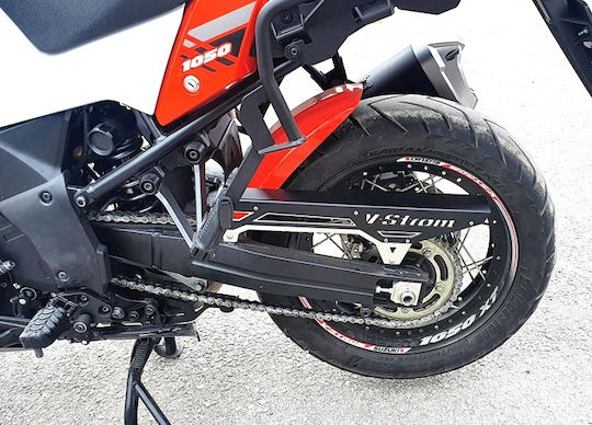 Moto Discovery Motorcycle Chain Guard Yamaha XT Black
