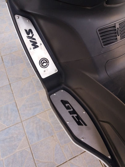 Moto Discovery Προστατευτικά Μαρσπιέ Μοτοσυκλέτας Sym GTS 250 Yamaha GTS Ασημί