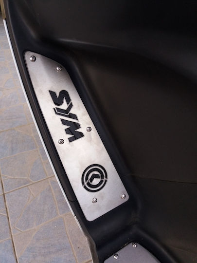 Moto Discovery Προστατευτικά Μαρσπιέ Μοτοσυκλέτας Sym GTS 250 Yamaha GTS Ασημί