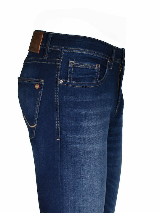 Hattric Herren Jeanshose in Relaxed Fit Marineblau