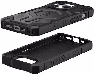 UAG Monarch Pro Umschlag Rückseite Kunststoff 2mm Schwarz (iPhone 15 Pro)