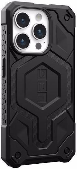 UAG Monarch Pro Back Cover Plastic 2mm Negru (iPhone 15 Pro)