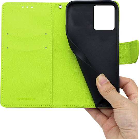 Sonique Book Δερματίνης Navy Μπλε (Realme C30)