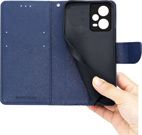 Sonique Книга Изкуствена кожа Червен (Redmi Note 12 Pro+)