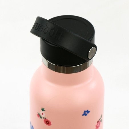 Runbott Μπουκάλι Θερμός Ανοξείδωτο BPA Free 600ml Ροζ