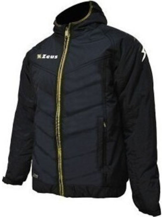 Zeus Ulysse Herren Winter Jacke Puffer Blau