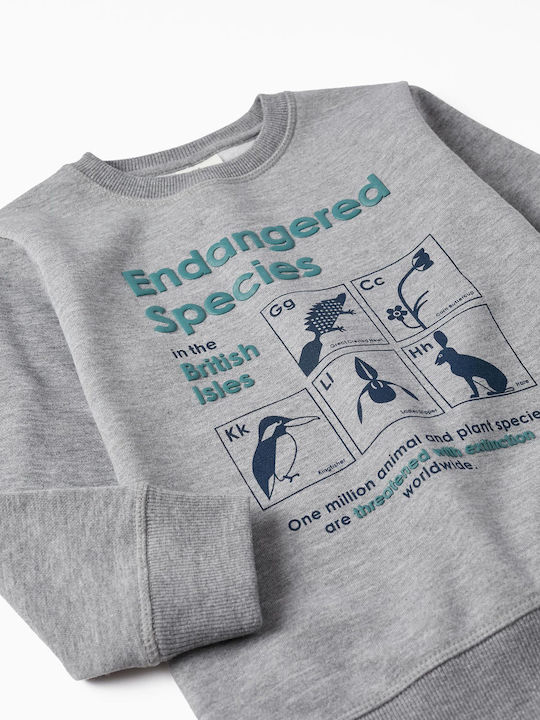 Kinder-Sweatshirt Gray