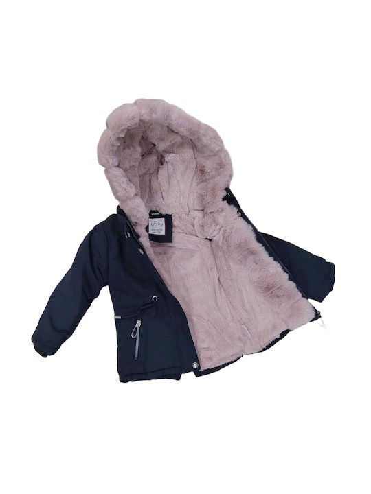 TakTakBaby Kids Casual Jacket with Lining & Hood Pink