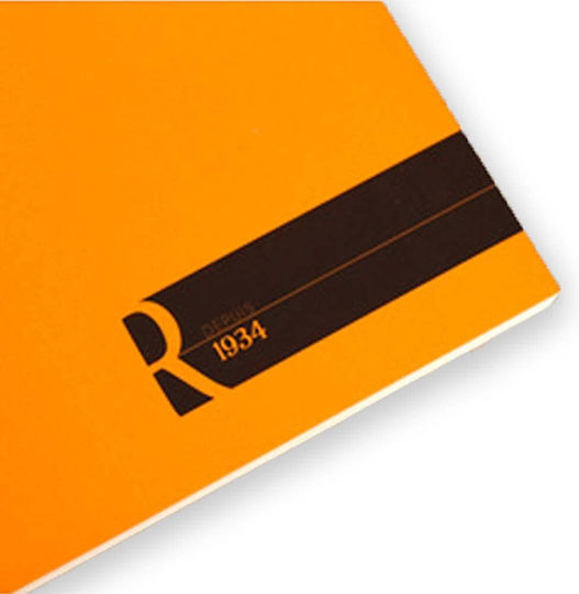 Rhodia Block Μπλοκ Σημειώσεων Α4 70 Φύλλων Ριγέ Πορτοκαλί