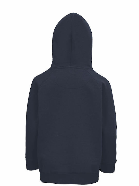 Kids Sweatshirt with Hood Navy Blue