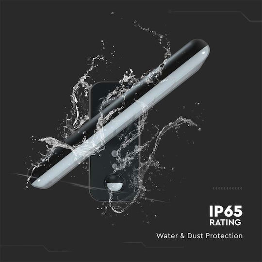 V-TAC Keeper Επιτοίχιο Ηλιακό Φωτιστικό 15W 2000lm με Αισθητήρα Κίνησης IP65 29.4x23.6x7.7εκ.