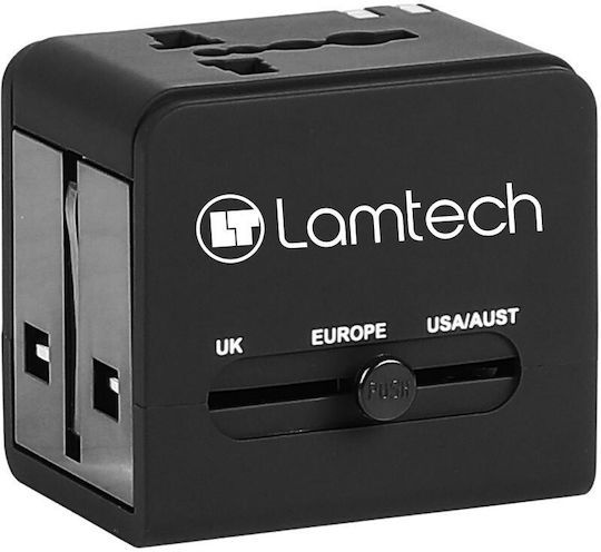 Lamtech Αντάπτορας Πρίζας από Universal σε Universal