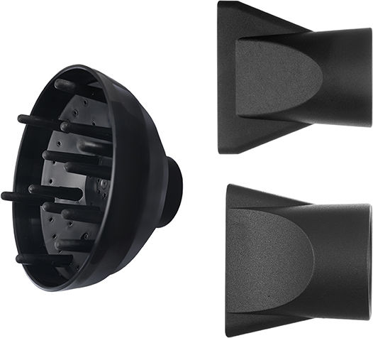 Tecno Dry Tekno Air Pro Digital Professionell Haartrockner mit Diffusor 2650W Black