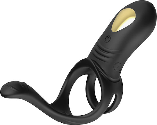 Kinksters Вибриращ Пръстен Петел Черен 3129-0043