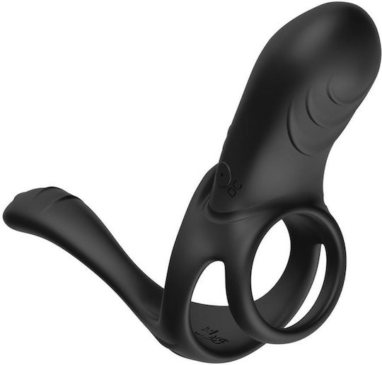 Kinksters Δονούμενο Δαχτυλίδι Πέους Μαύρο