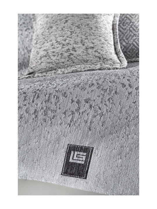 Guy Laroche Matis Sesselüberwurf Zwei Seiten Chenille 180x150cm Graue