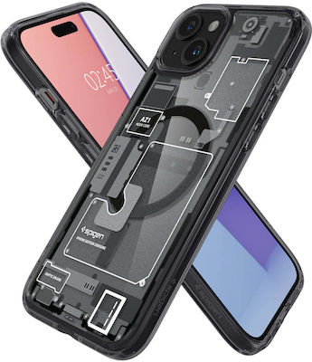 Spigen Ultra Hybrid Zero One (MagFit) Back Cover Πλαστικό / Σιλικόνης Ανθεκτική Μαύρο (iPhone 15 Plus)