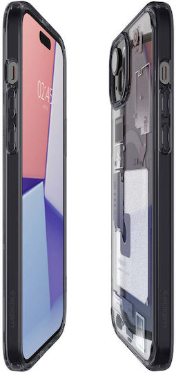 Spigen Ultra Hybrid Zero One (MagFit) Back Cover Plastic 2mm Black (iPhone 15 Plus)