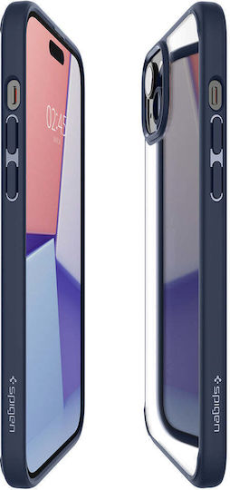 Spigen Ultra Hybrid Umschlag Rückseite Kunststoff Marineblau (iPhone 15 Plus / 16 Plus)