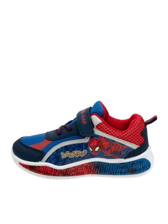 Kids Sneakers with Scratch & Lights Blue